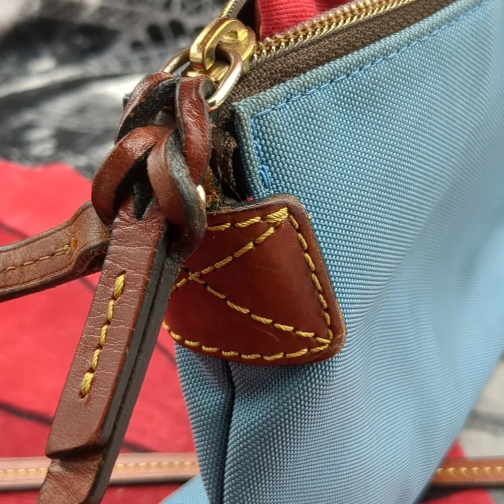 Dooney & Bourke Blue Canvas Crossbody Bag